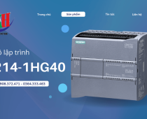 Sở hữu hệ thống tự động hóa chuyên nghiệp với bộ lập trình 214-1HG40