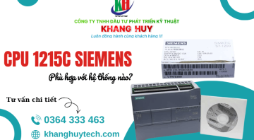 CPU 1215C Siemens phù hợp với hệ thống nào? Tư vấn chi tiết